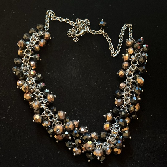 Brown and Black Beaded Necklace - Picture 3 of 16